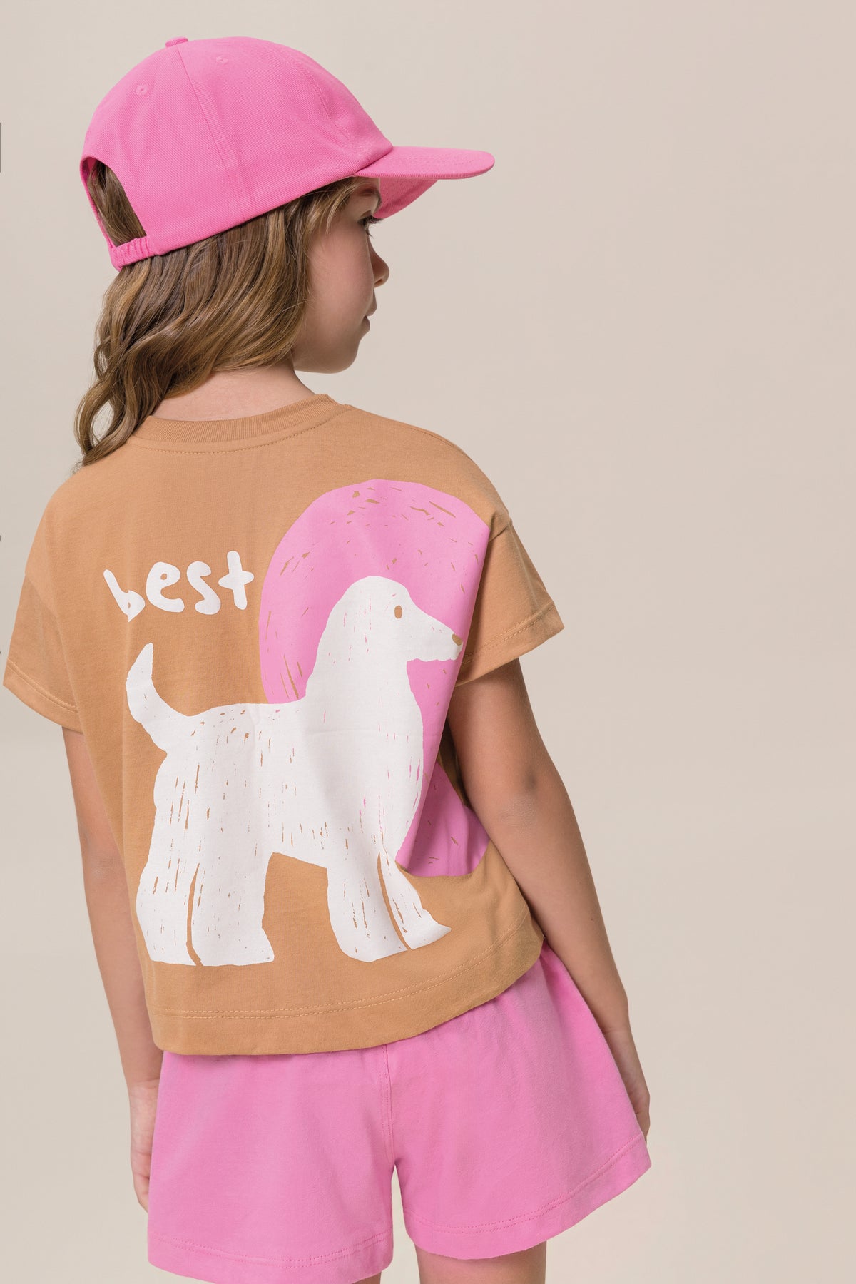 Conjunto Best Friends Choco de Bugbee, blusa y short