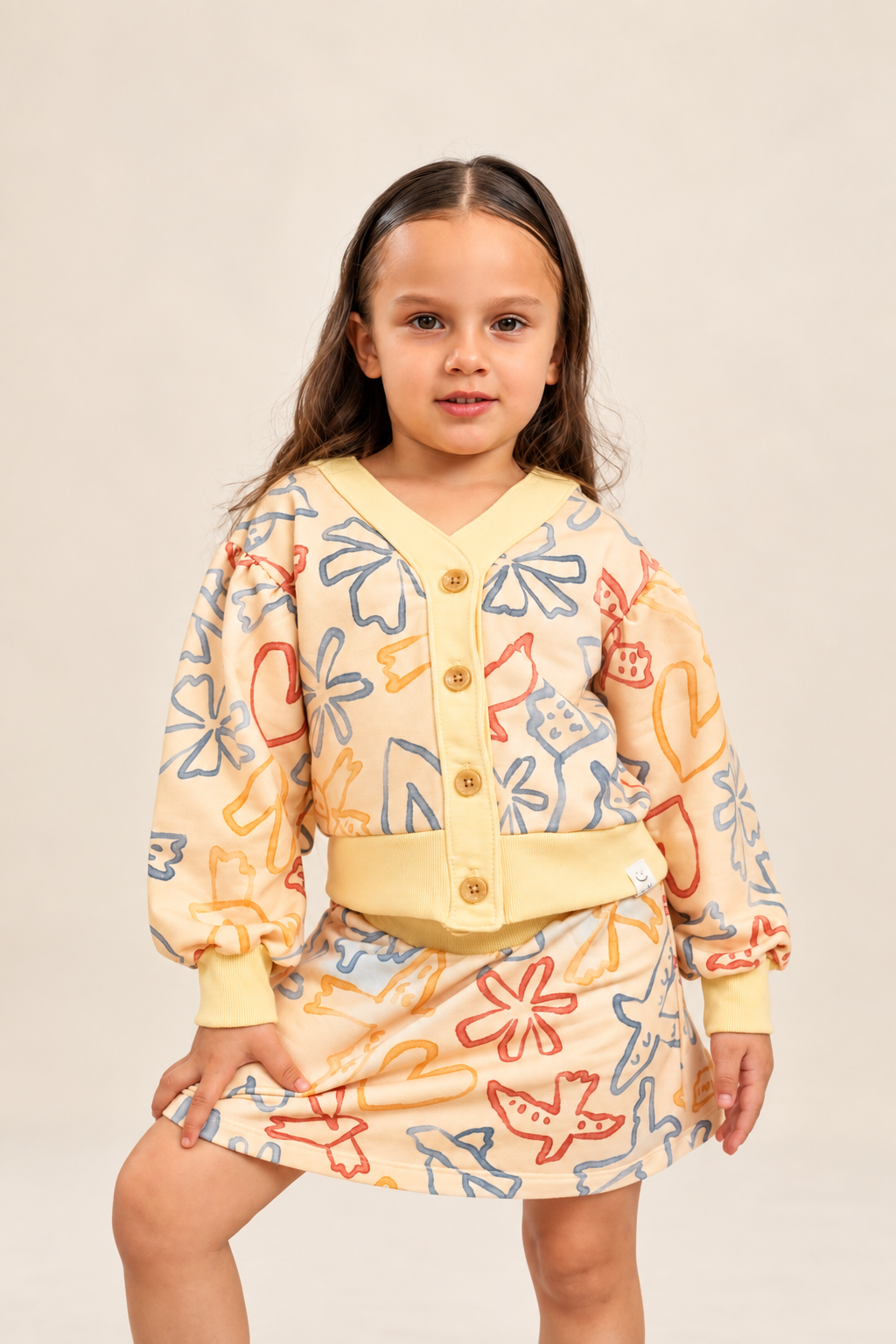 Conjunto Paz Colorido de Bugbee – ropa infantil – vista adicional 3