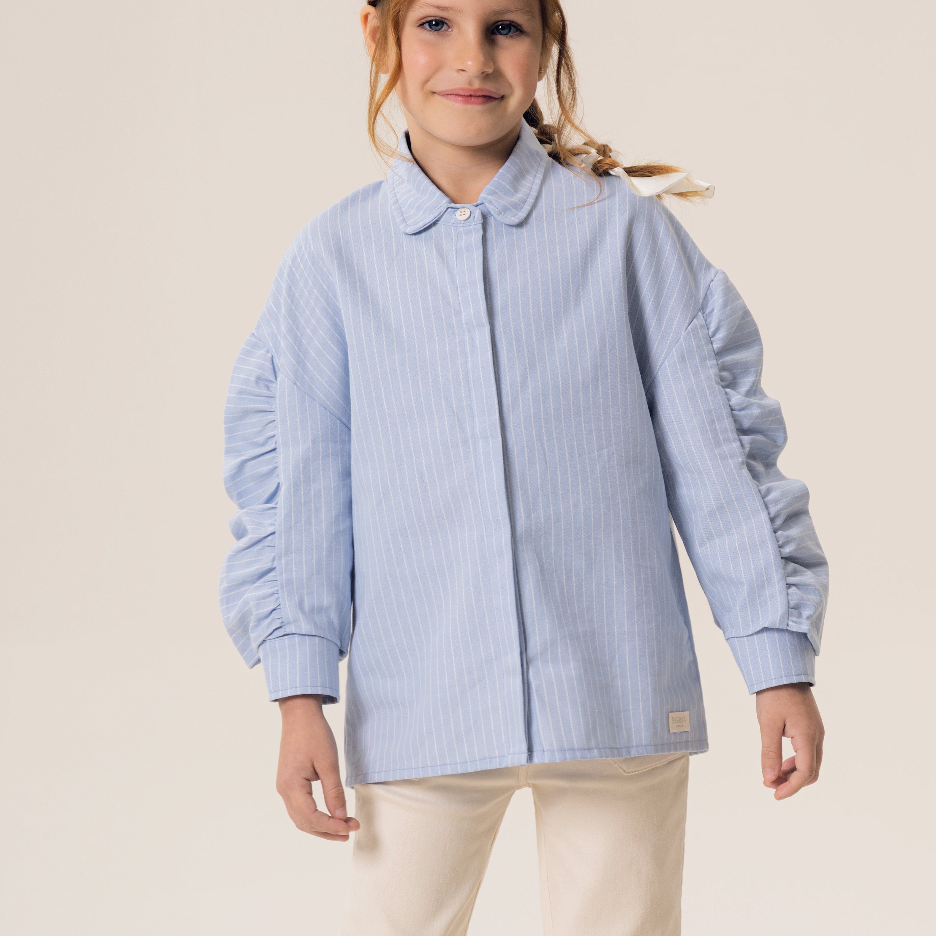 Camisa Atelier a Rayas de Bugbee – ropa infantil – vista principal