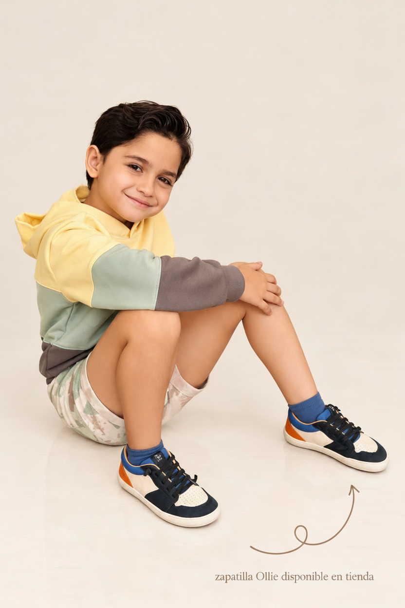 Polera Alegría Tricolor de Bugbee – ropa infantil – vista adicional 5