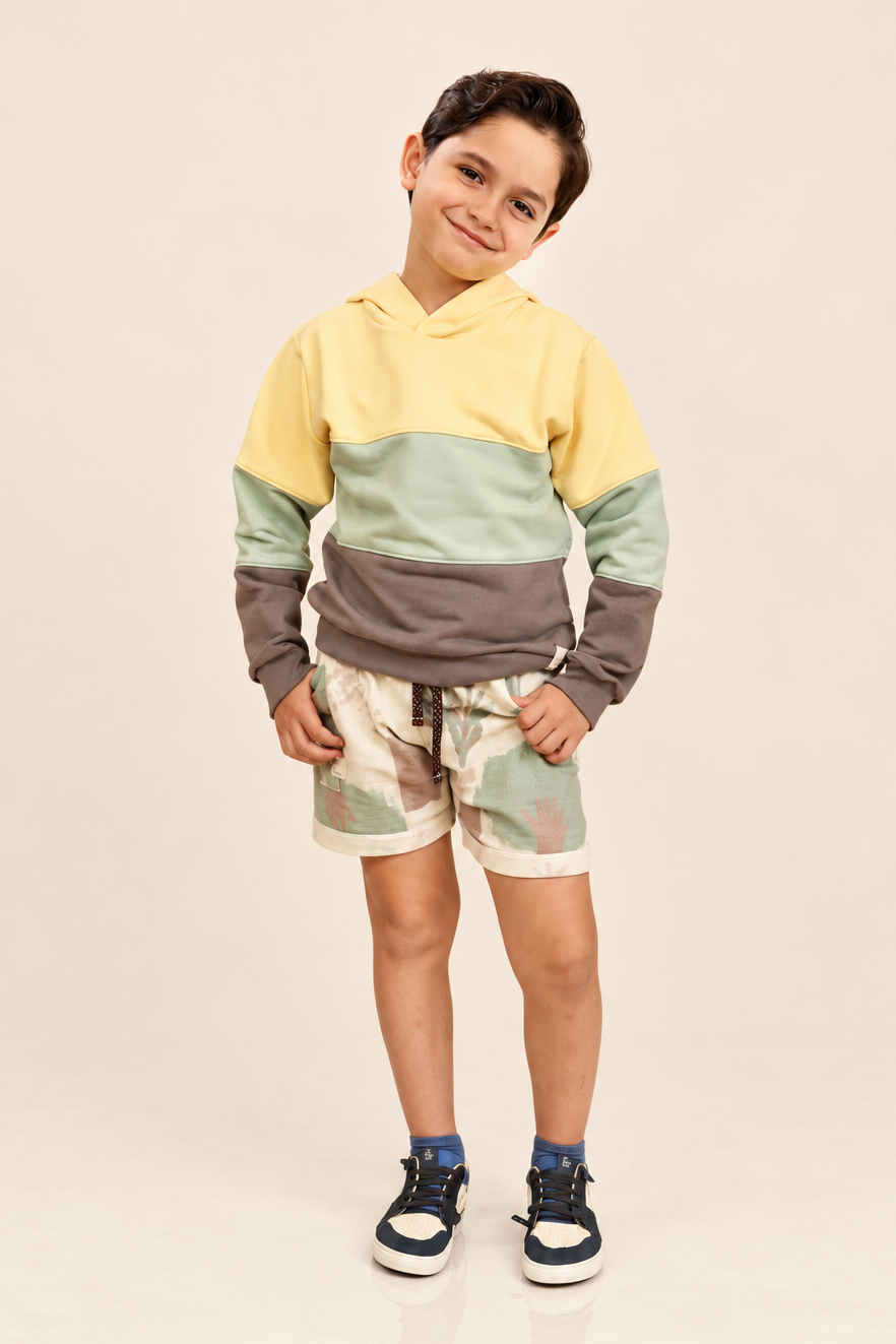 Polera Alegría Tricolor de Bugbee – ropa infantil – vista adicional 2