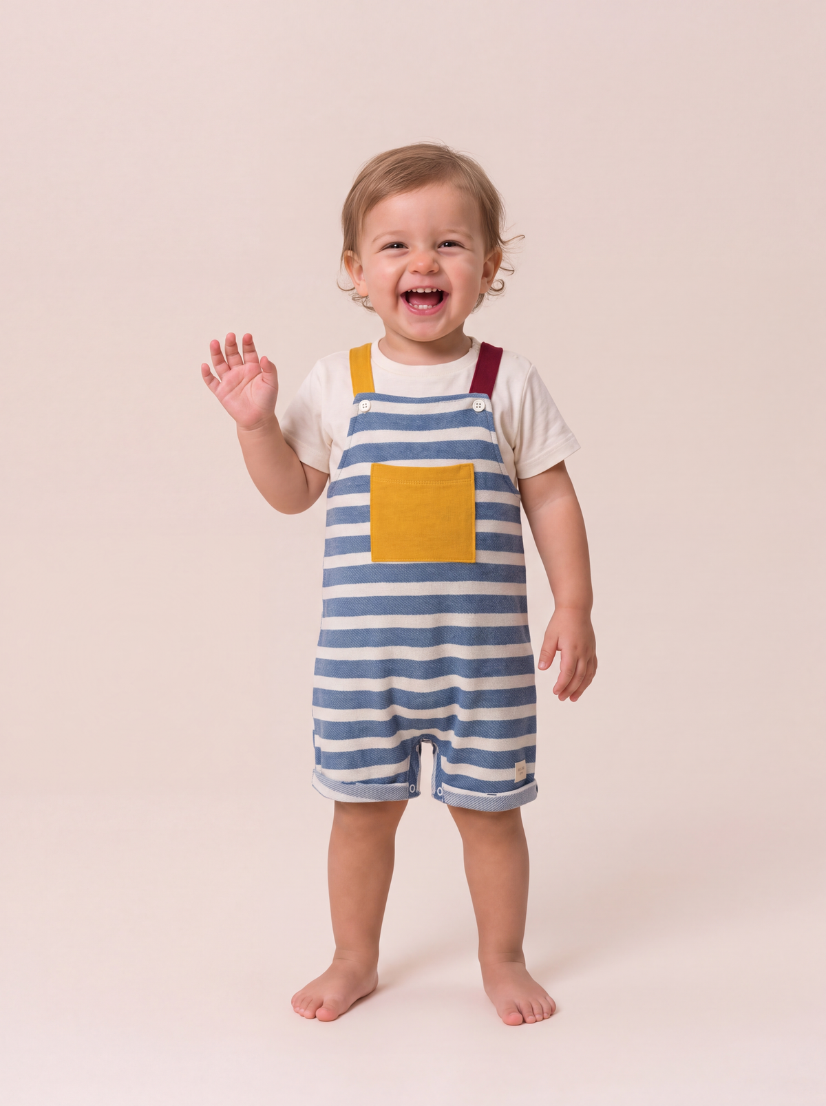 Jardinera Brisa de Bugbee – ropa infantil de verano – vista principal