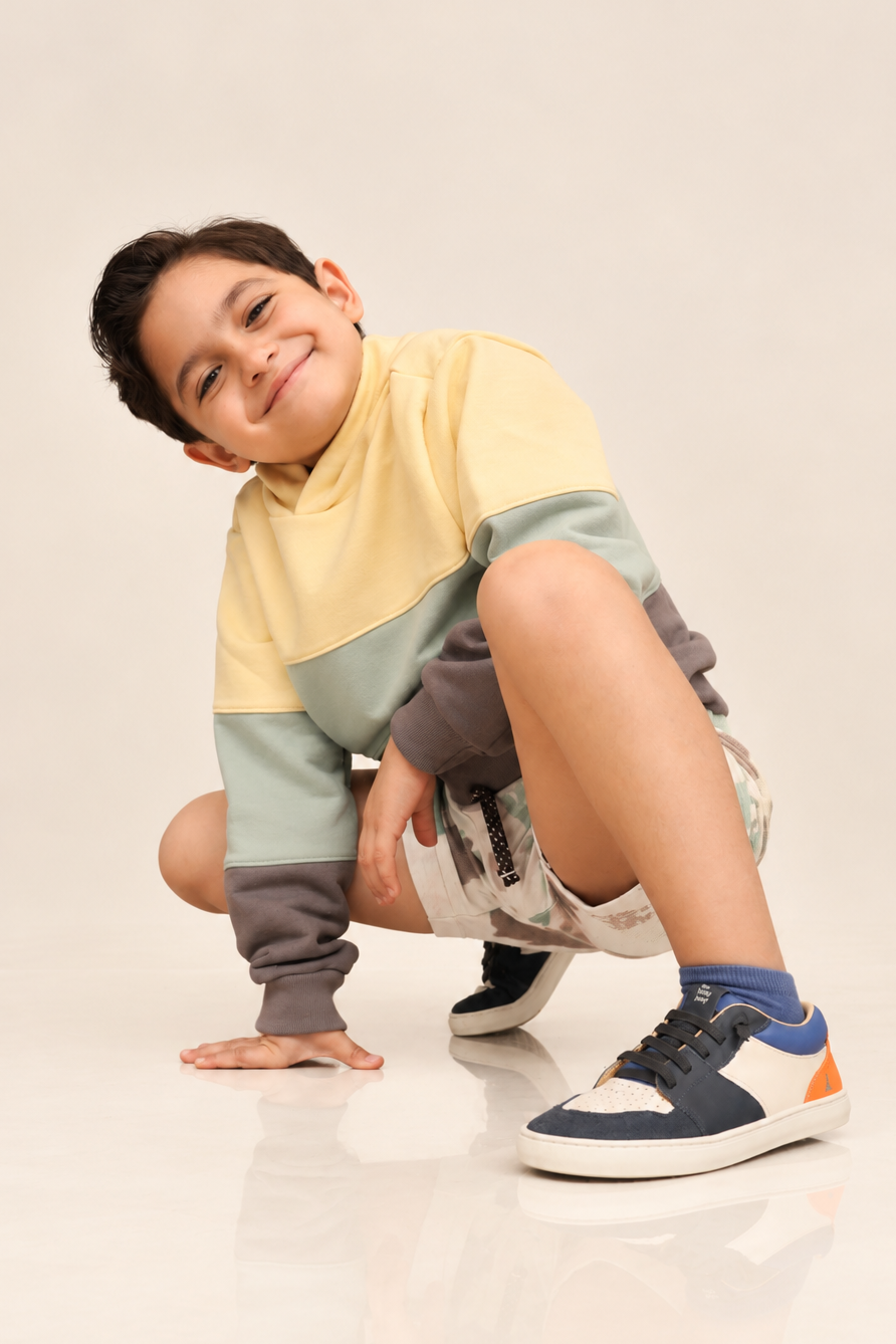 Polera Alegría Tricolor de Bugbee – ropa infantil – vista adicional 4