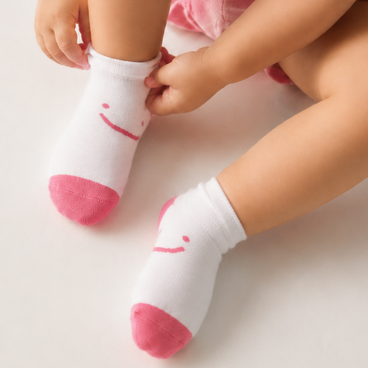 Medias Deditos Libres Smile para niñas – kit de 3 pares – vista principal