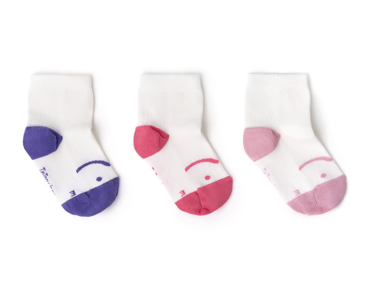 Medias Deditos Libres Smile para niñas – kit de 3 pares – vista adicional 6