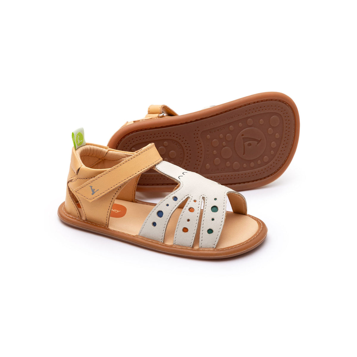 Sandalias Inky Toddler Tip Toey Joey, Tapioca / Papaya, imagen 2