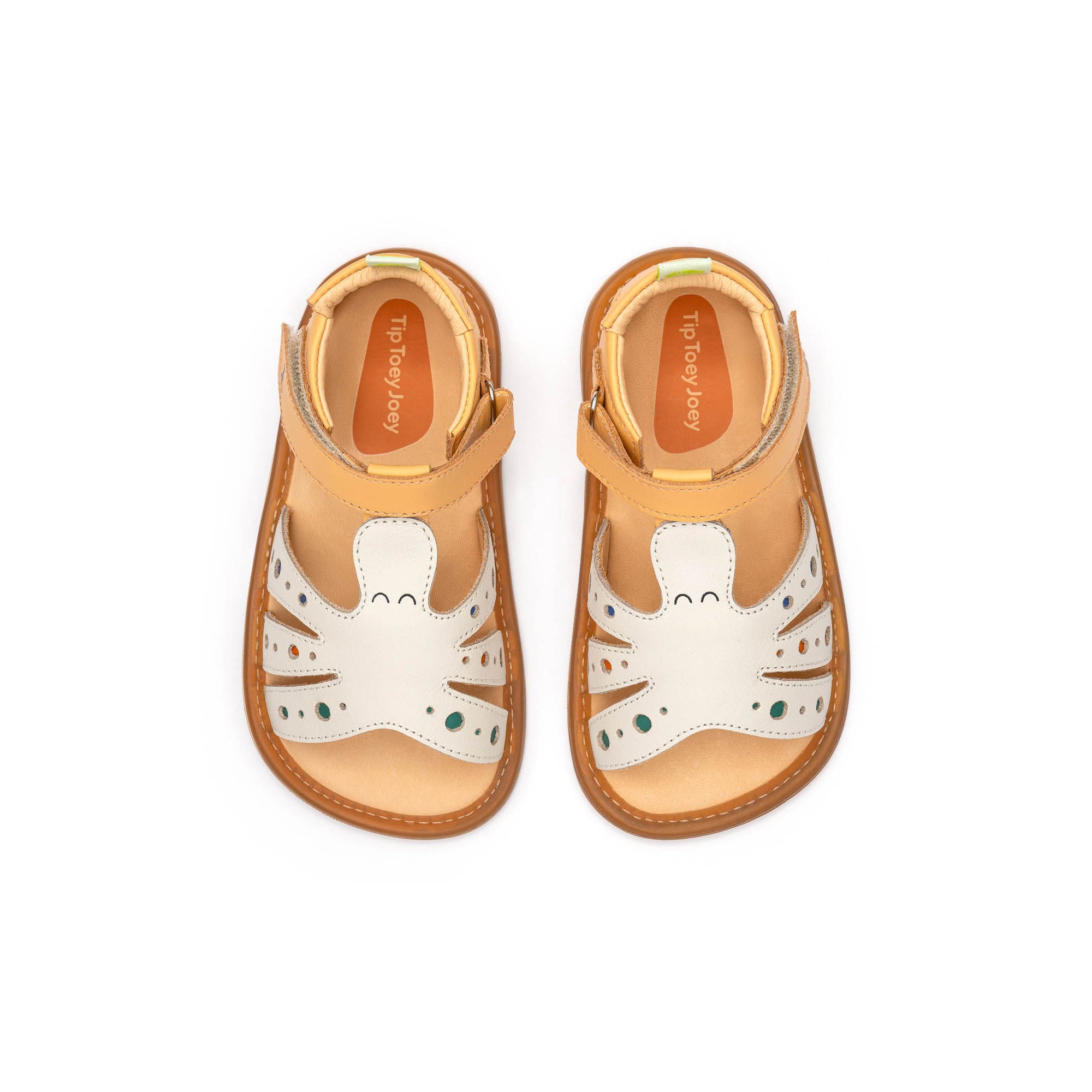 Sandalias Inky Toddler Tip Toey Joey, Tapioca / Papaya, imagen 4