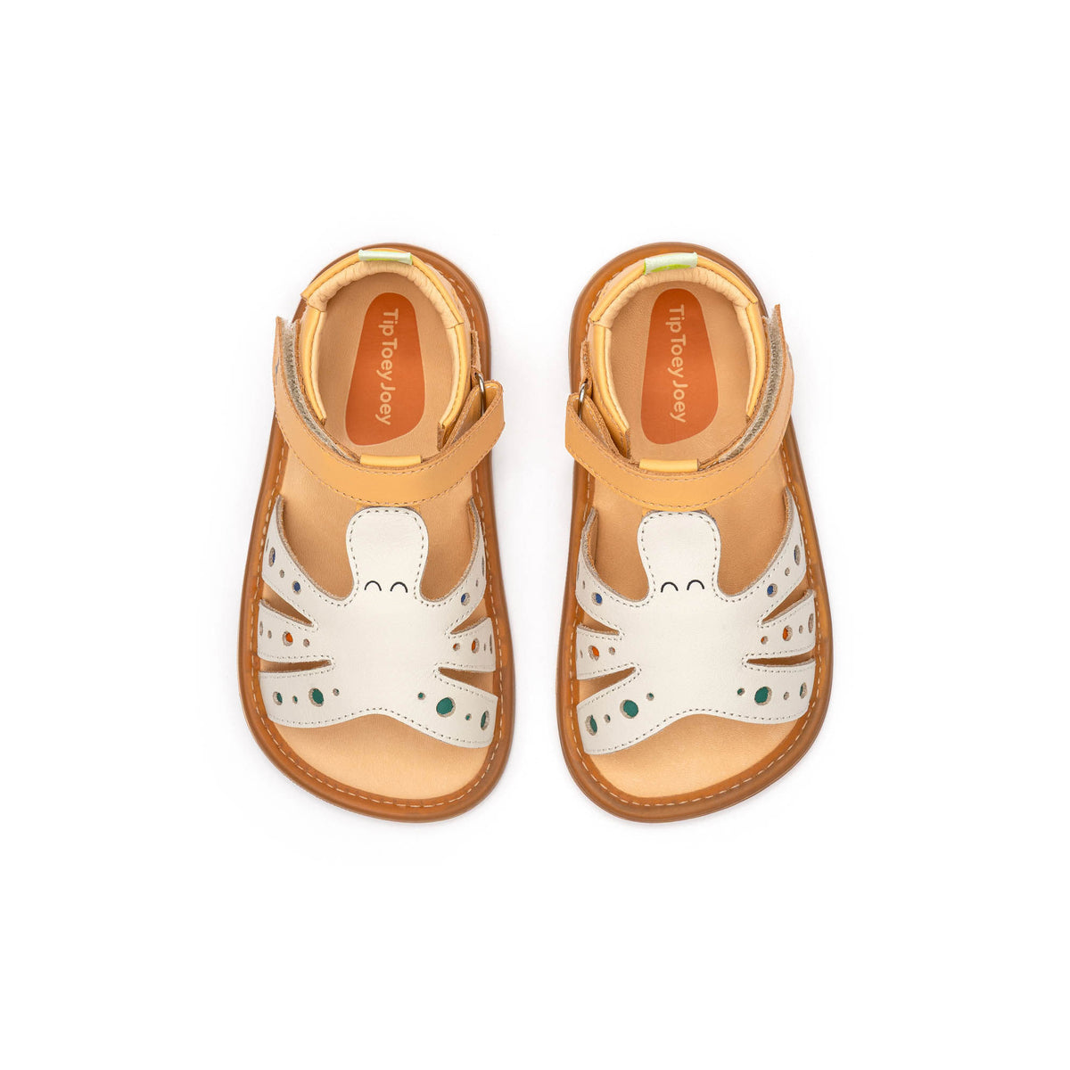 Sandalias Inky Toddler Tip Toey Joey, Tapioca / Papaya, imagen 4