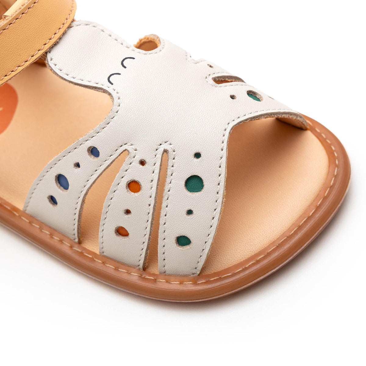 Sandalias Inky Toddler Tip Toey Joey, Tapioca / Papaya, imagen 6