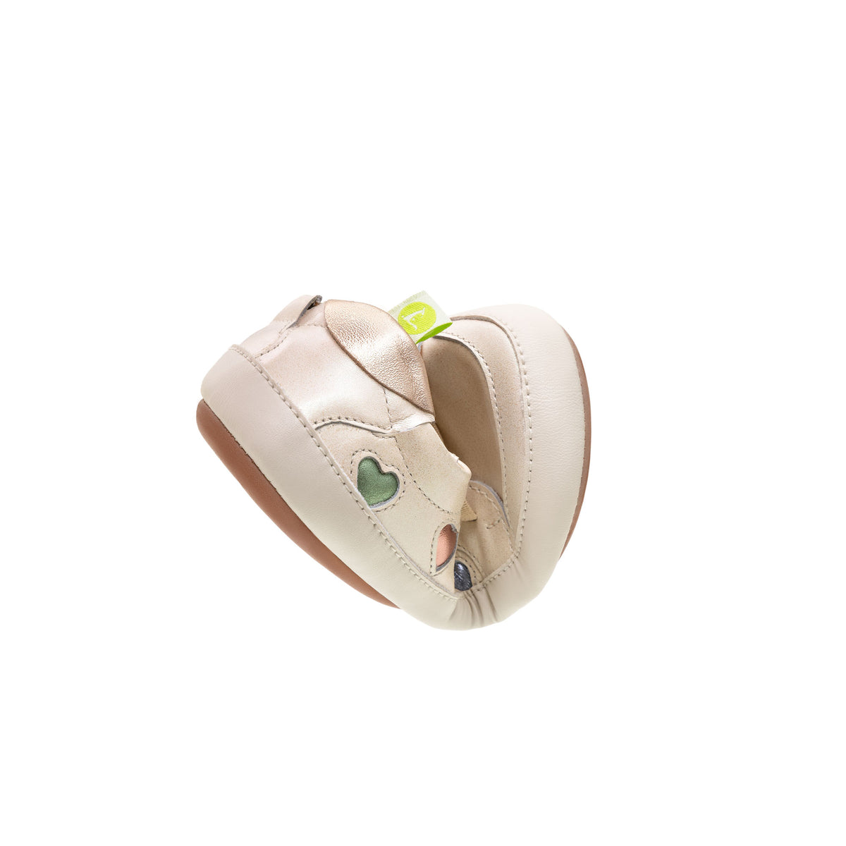 Love 4 All de Tip Toey Joey – zapatilla barefoot con corazones para primeros pasos – vista adicional 2