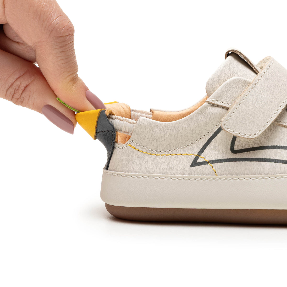 Zapatillas Outline Toddler Tip Toey Joey, Tapioca / Ivore Suede / Caja, imagen 5