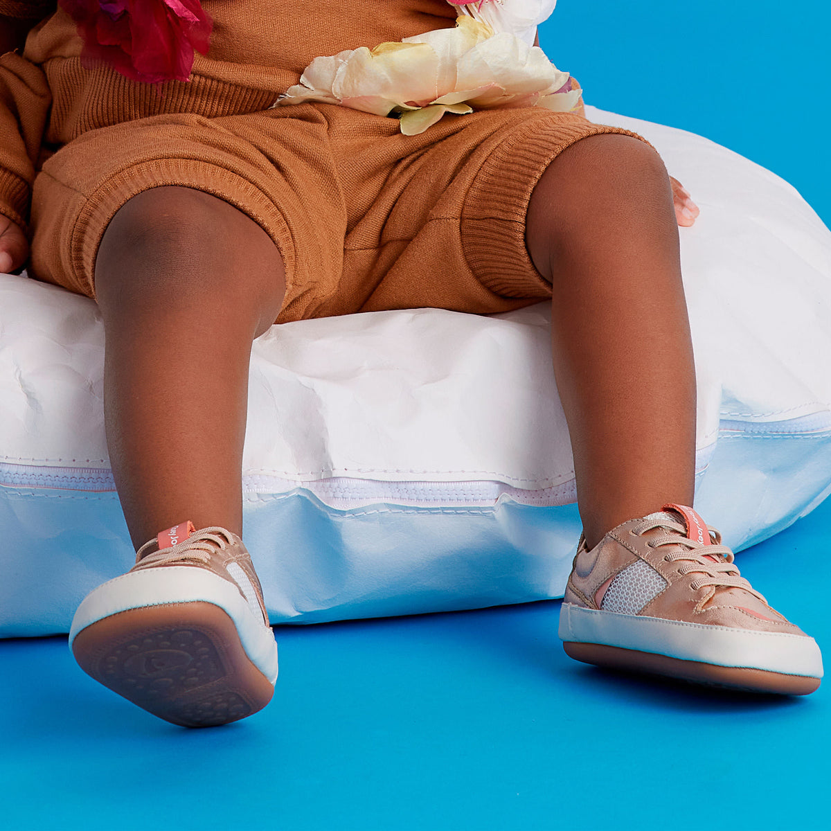 Zapatillas Slide Toddler Tip Toey Joey, Metalic Salmon / Rosa Seco, imagen 8