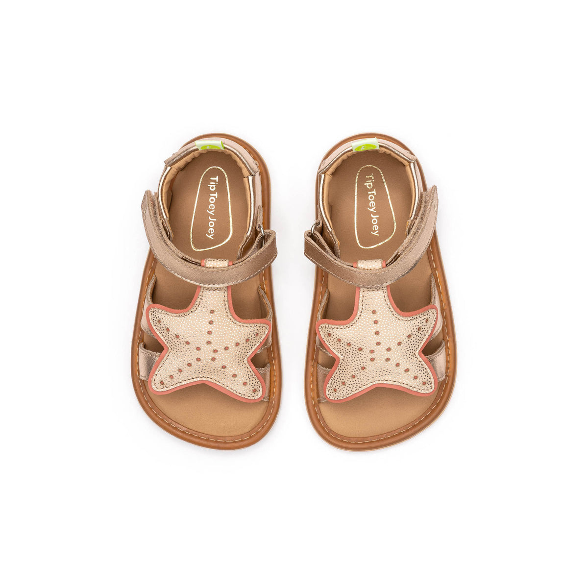 Sandalias Starfish Toddler Tip Toey Joey, Metalic Salmon / Rosa Seco / Golden Sugar, imagen 4