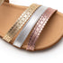 Sandalias Coil Kids Tip Toey Joey, Metal Gold / Sterling Silver / Rose Gold, imagen 5