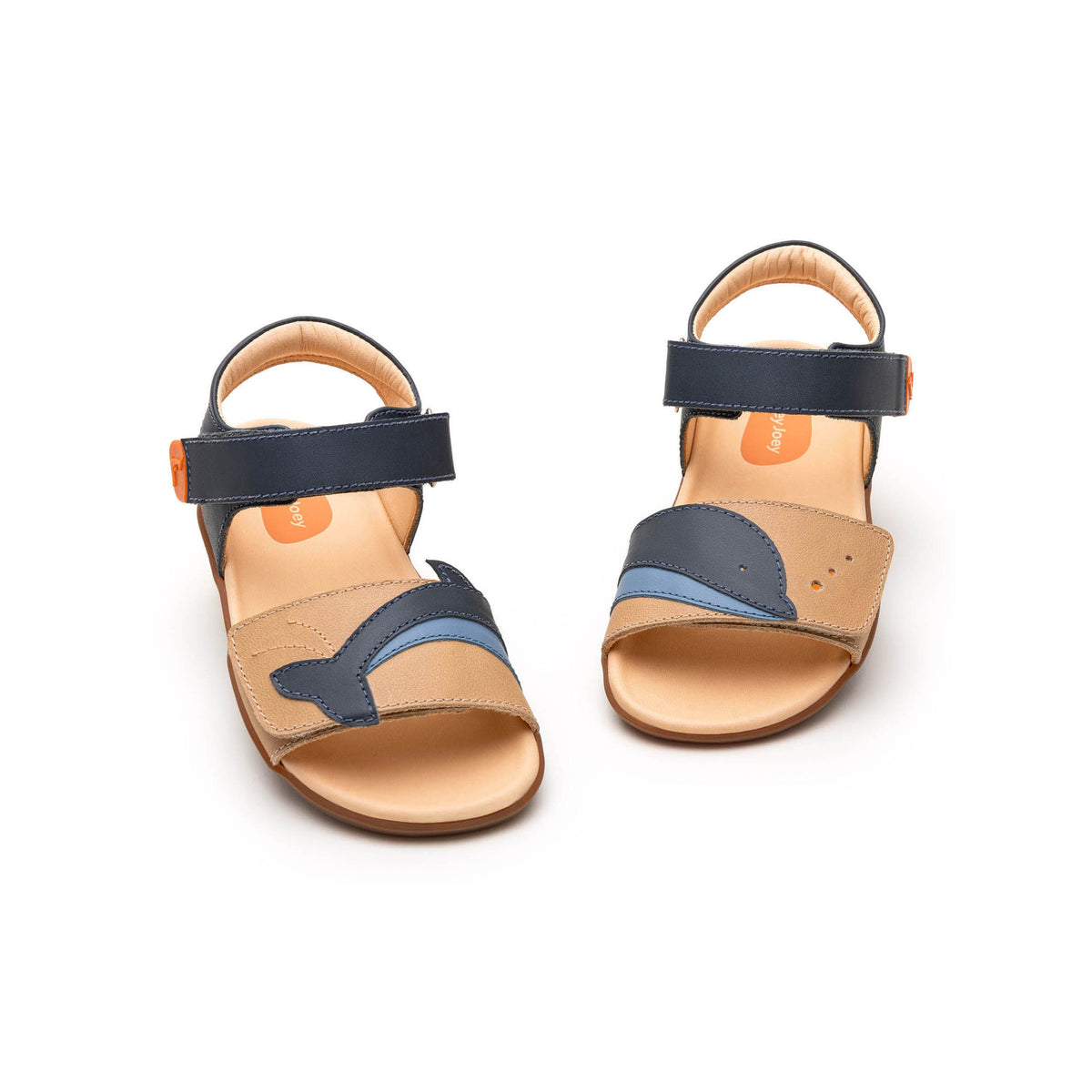 Sandalias Flipper Kids Tip Toey Joey, Sand / Navy, imagen 6