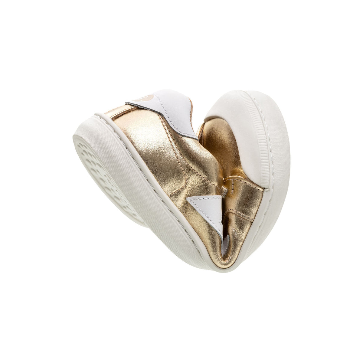 Zapatillas Ground Kids Tip Toey Joey, Metal Gold / White, imagen 3
