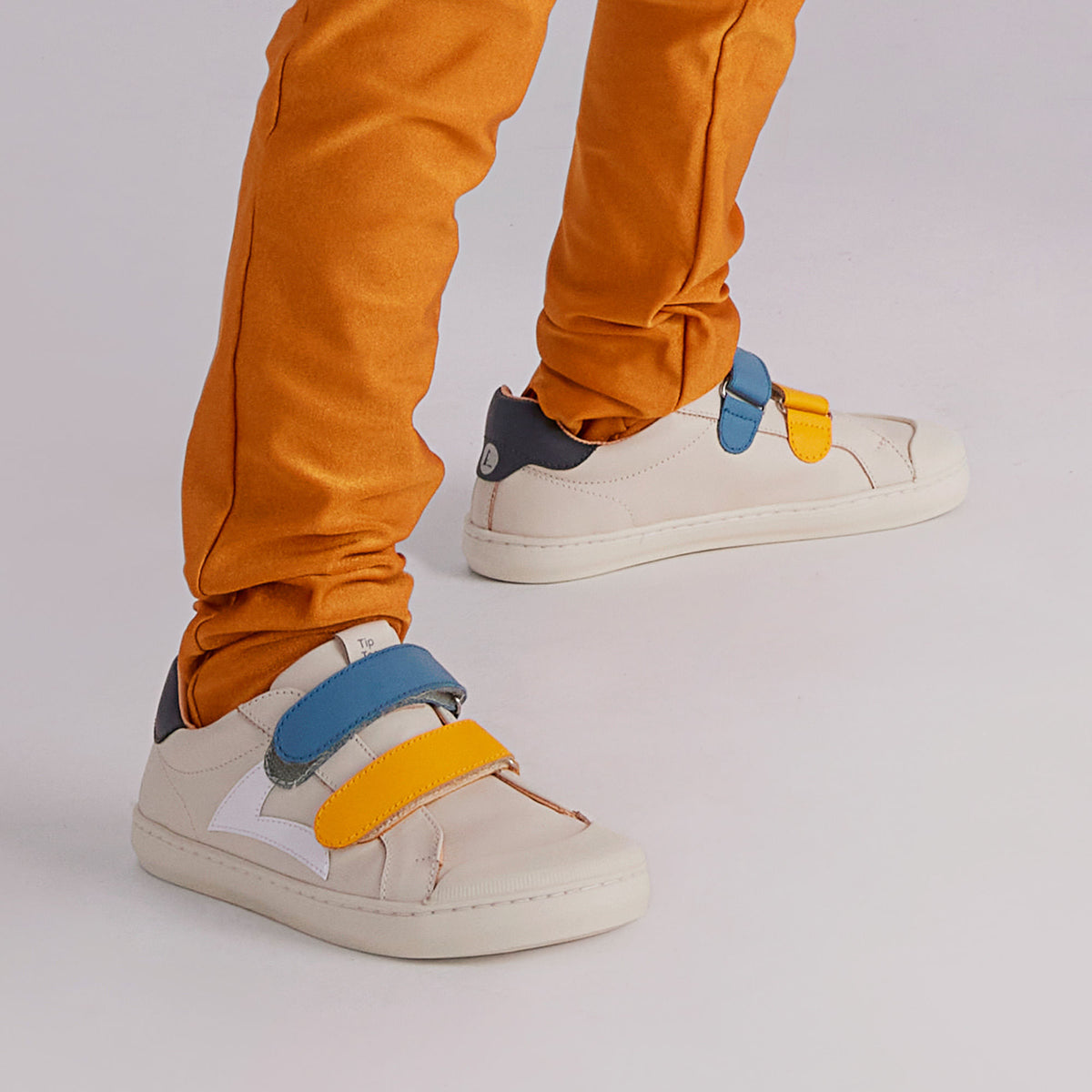 Zapatillas Hopper Kids Tip Toey Joey, Tapioca / Caja / Denim, imagen 6