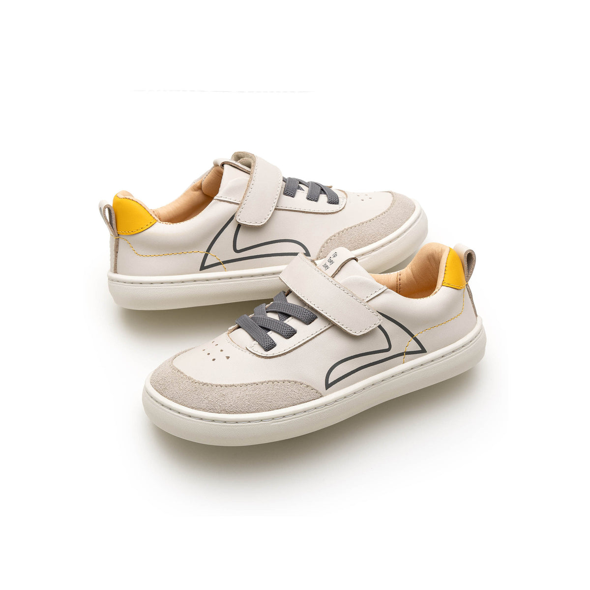 Zapatillas Outline Kids Tip Toey Joey, Tapioca / Ivore Suede / Caja, imagen 5