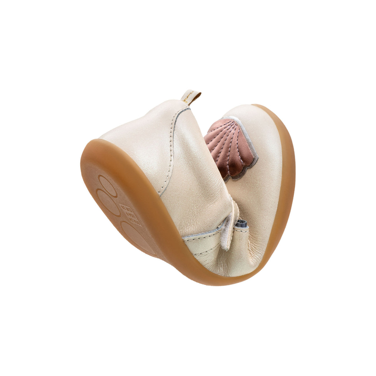 Ballerinas Seashell Kids Tip Toey Joey, White Dream / Rose Gold / Metal Blue, imagen 2