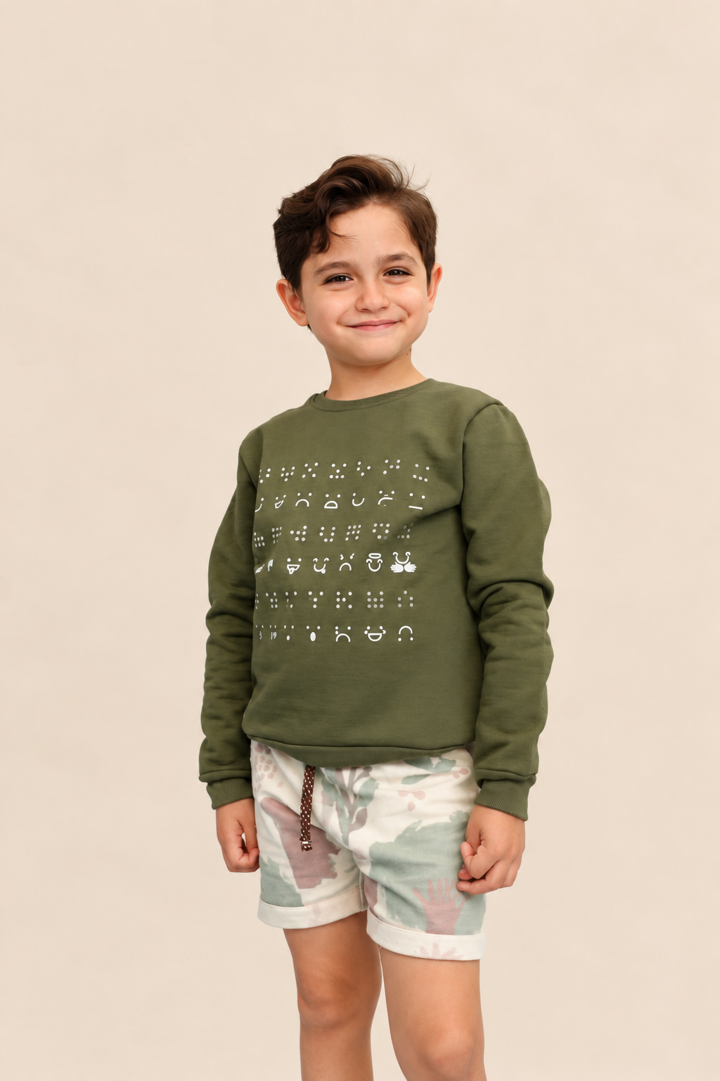 Polera Braille en Relieve de Bugbee – ropa infantil – vista adicional 3