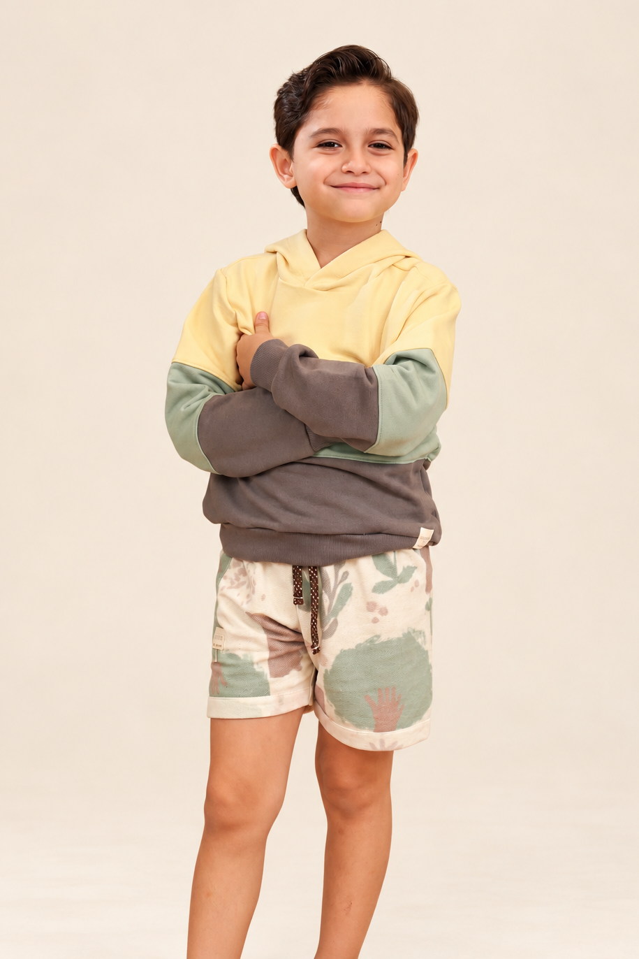 Polera Alegría Tricolor de Bugbee – ropa infantil – vista principal