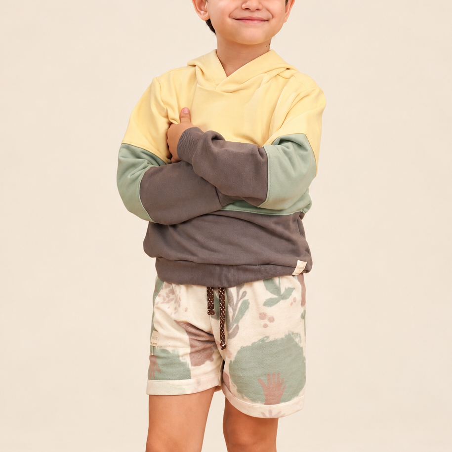 Polera Alegría Tricolor de Bugbee – ropa infantil – vista principal