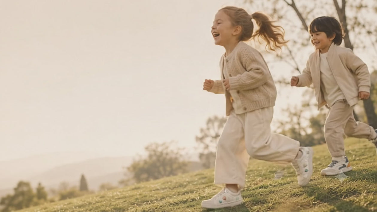 Niños en movimiento con productos seleccionados por DushiMoon